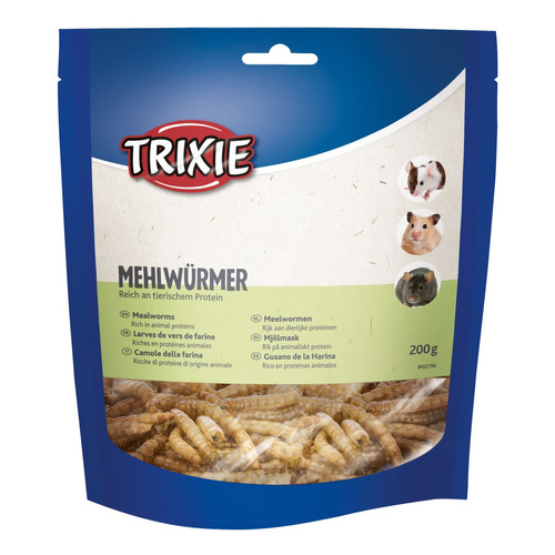 Trixie suszone Larwy Mącznika dla gryzoni 200g