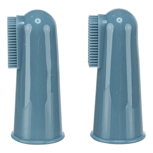 Trixie Silikonowe SZCZOTECZKI na palec do ZĘBÓW dla Psa Kota 2szt