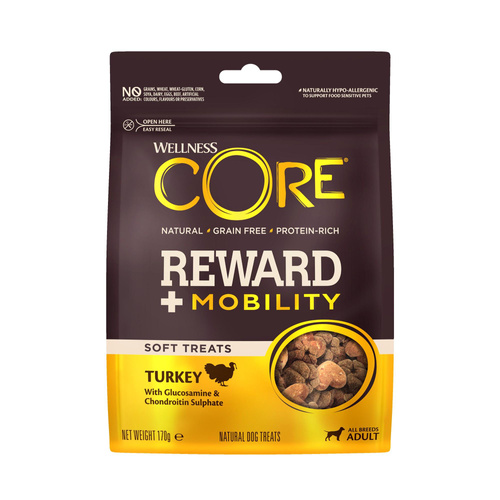 Wellness  CORE Reward+ Mobility przysmak dla psów dorosłych indyk 170g