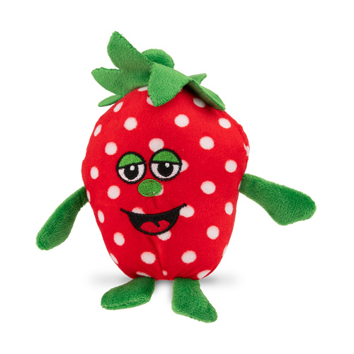 Barry King Zabawka, dla psa, truskawka, pluszowa, 14 cm