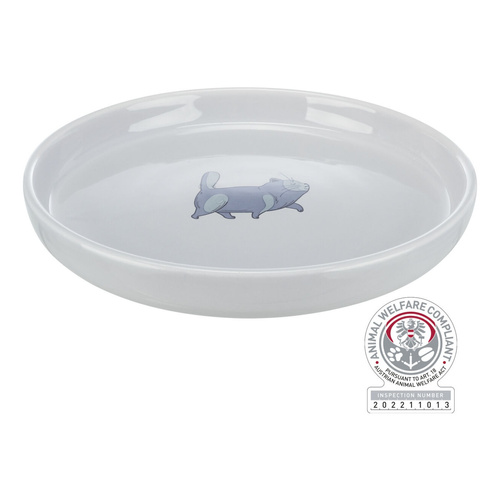 Trixie MISKA ceramiczna SPODEK dla Kota 23cm/ 600ml