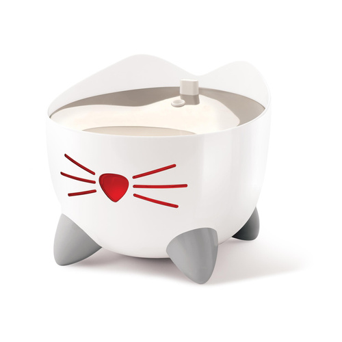 CatIt Pixi Smart Fountain, fontanna dla kota, z miską ze stali nierdzewnej, 2l,  21x21x19 cm