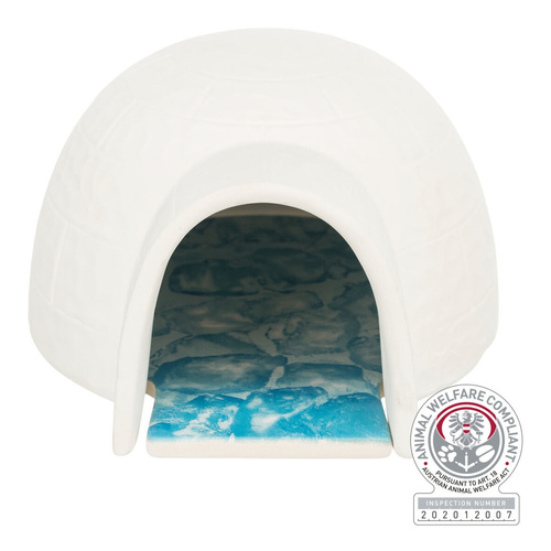 Trixie Igloo z płytką chłodzącą ceramiczne13x9x15