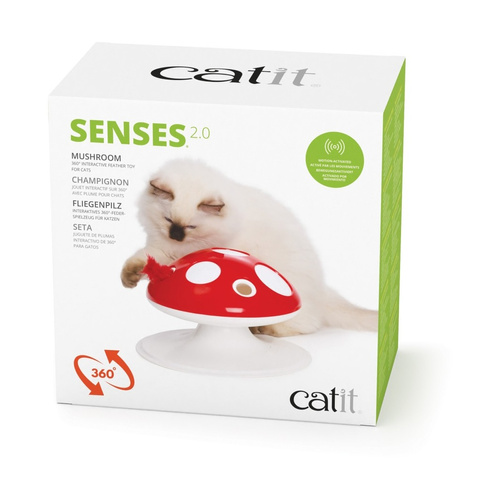 CatIt Senses Mushroom, zabawka, dla kota, 15 x 24 cm, na baterie