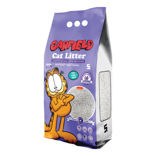 Garfield, żwirek bentonit dla kota, lawendowy 5L
