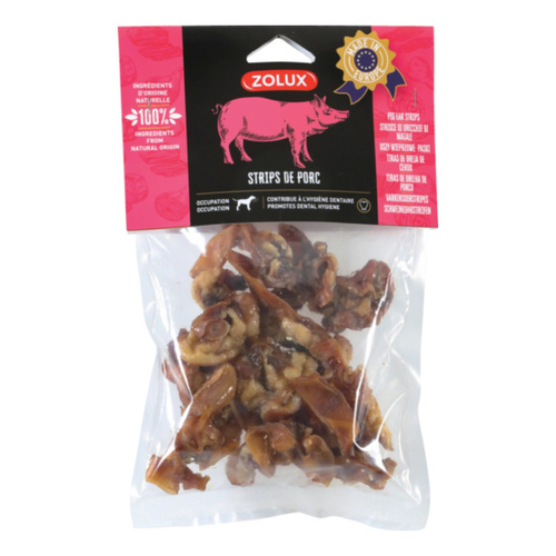 ZOLUX Przysmak naturalny dla psa Stripsy wieprzowe 200 g