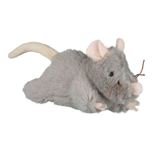 Trixie Mysz pluszowa z dźwiękiem zabawka dla kota 15cm