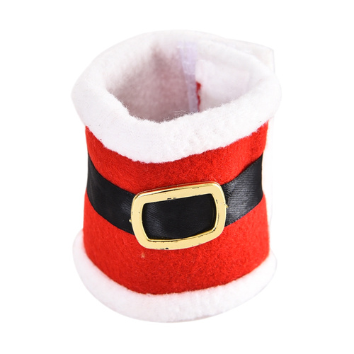 Barry King Świąteczna dekoracja łap dla psa, czerwony, 17cm, na rzep, 2szt./op.