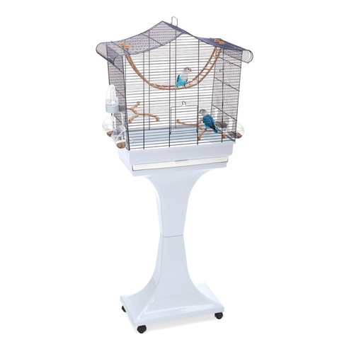 IMAC Sofia klatka dla ptaków jasnoniebieska 625x33x61/132 cm na kółkach