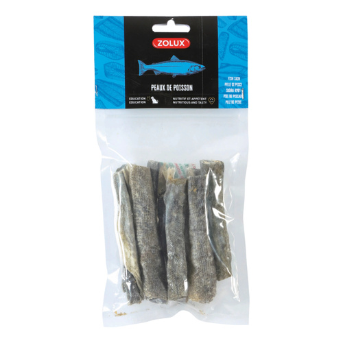 ZOLUX Przysmak naturalny dla psa Skóra ryby 60 g