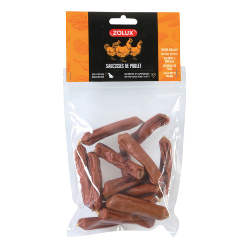 ZOLUX Przysmak naturalny dla psa Kiełbaski z kurczaka 100 g