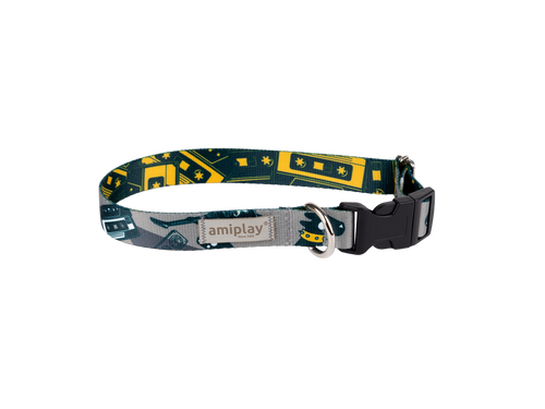 amiplay Obroża regulowana Amik L 35-50x2,5cm DirtyDog