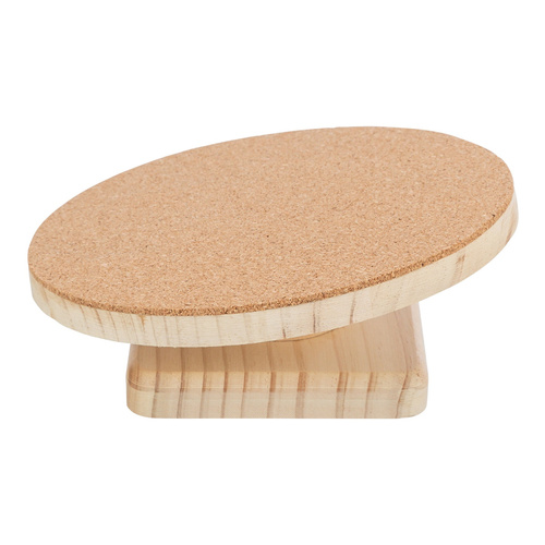 Trixie Kołowrotek dysk dla chomika drewno / korek 22cm