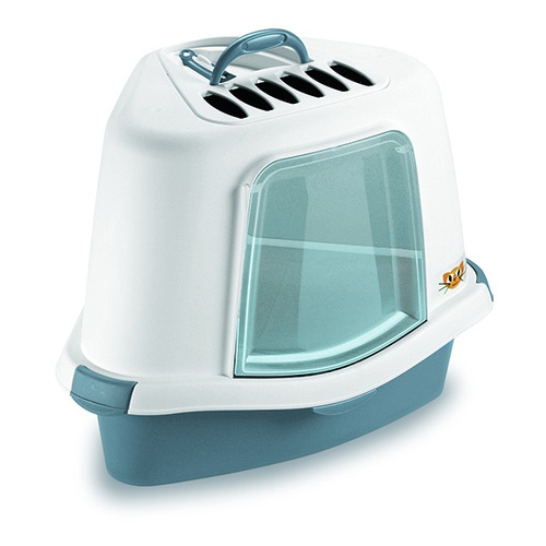 ZOLUX Toaleta narożna dla kota SPRINT PLUS kol. niebieski