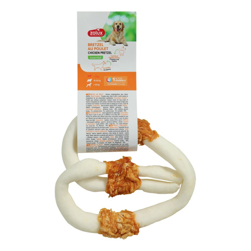 ZOLUX Gryzak dla psa precel z kurczakiem 12 cm