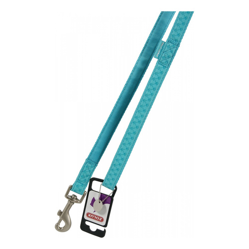 ZOLUX Smycz dla psa Mac Leather M 20 mm/1,2 m kol. turkusowy