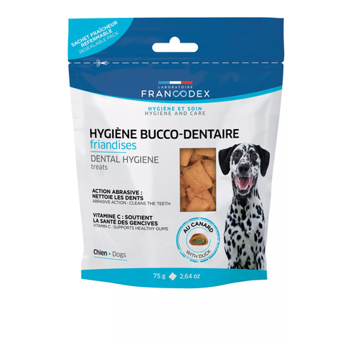 FRANCODEX Przysmak dla szczeniąt i psów - higiena jamy ustnej 75 g
