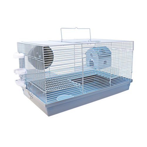 Panama Pet Klatka dla gryzoni 47x30x27 cm biało/niebieska