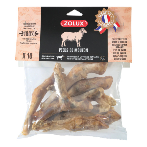 Zolux Przysmak naturalny dla psa Nóżka barania 10 szt., 500 g