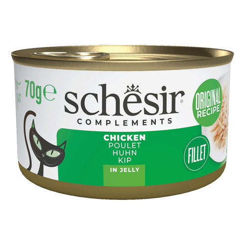 Schesir Complements karma mokra dla kotów kurczak w galarecie 70 g