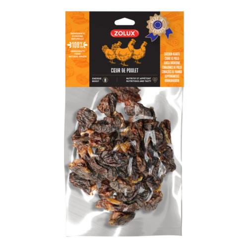 Zolux Przysmak naturalny dla psa Serca kurze 150 g