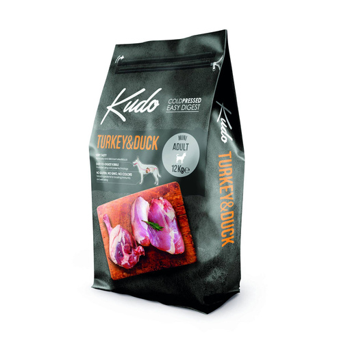 Karma Kudo Cold Pressed Indyk&Kaczka Mini Adult 12kg