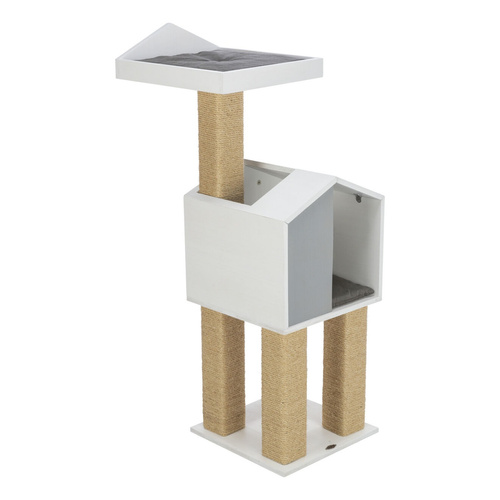 Trixie BE NORDIC Jonte, drapak stojący, dla kota, biały/szary, 115 cm