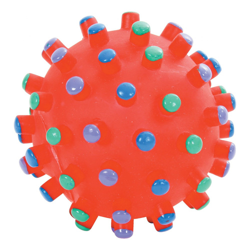 ZOLUX Zabawka winylowa dla psa Piłka z wypustkami 9 cm