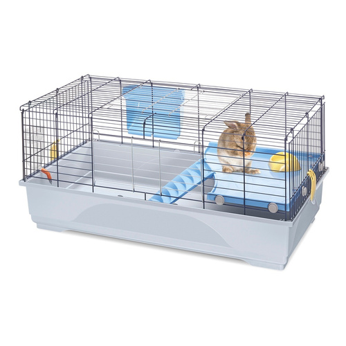 IMAC Ronny 100 klatka dla gryzoni/królika jasnoniebieska 100x545x45 cm