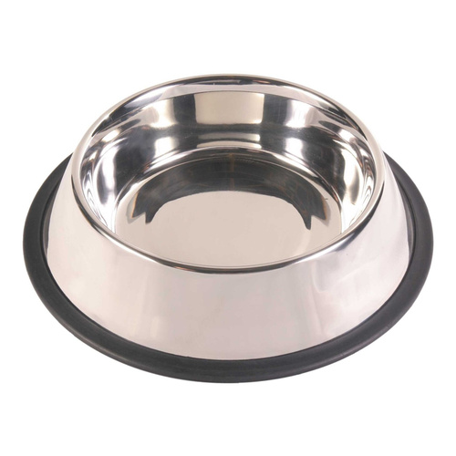 Trixie Miska metalowa na gumie dla psa kota 1,75L