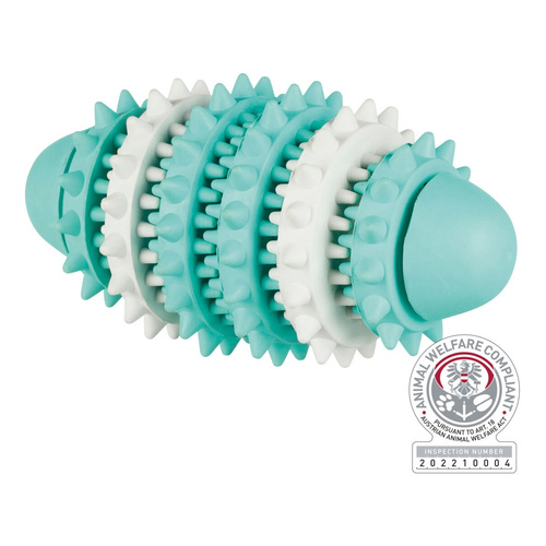 Trixie PIŁKA rugby Denta Fun Kauczukowa masuje dziąsła 15cm