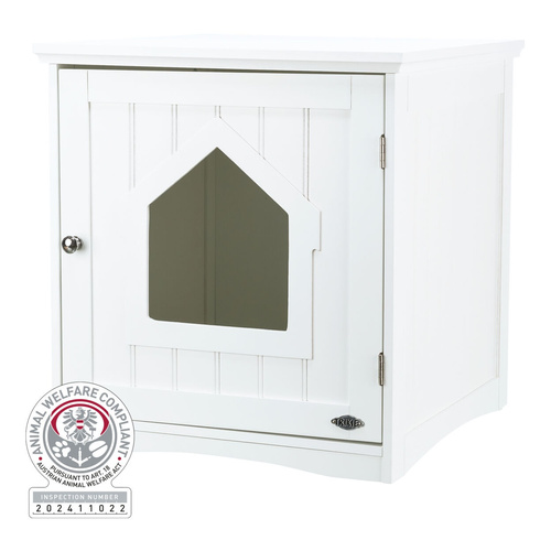 Trixie Kuweta chatka, 49 × 51 × 51 cm, biała