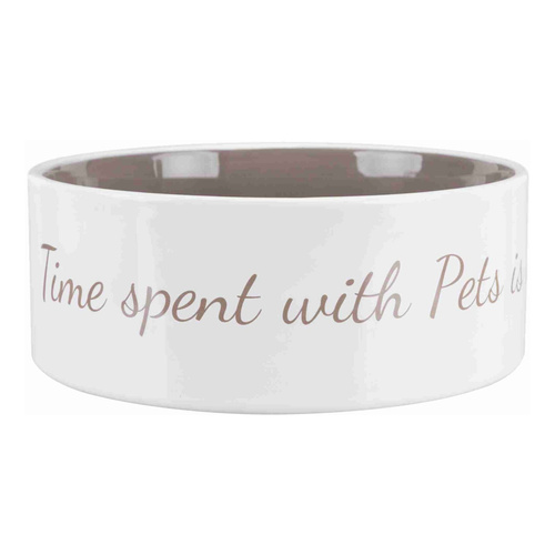 Trixie MISKA ceramiczna Pets Home 20cm / 1,4L brąz