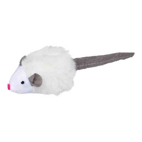 Trixie MYSZ pluszowa z naturalnym Dźwiękiem 6cm