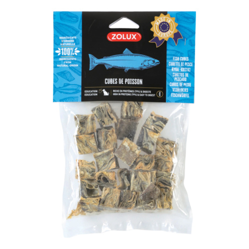 ZOLUX Przysmak naturalny dla psa Kostki ze skóry dorsza 100g