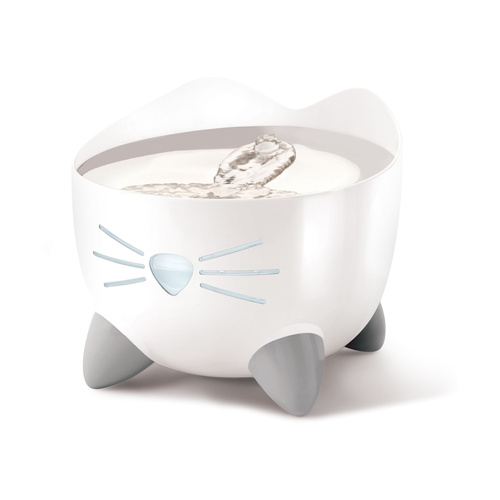 CatIt Pixi Fountain, fontanna dla kota, stal nierdzewna, 2,5l, 22x22x19,5 cm