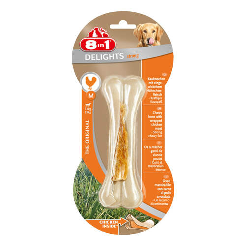 8in1 Przysmak dla psa kość twardsza Delights Strong M 1 szt.