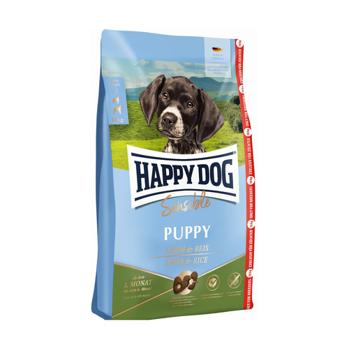 Happy Dog Profi Sensible Puppy, sucha karma, dla szczeniąt, 1-6 miesięcy, jagnięcina/ryż, 18 kg