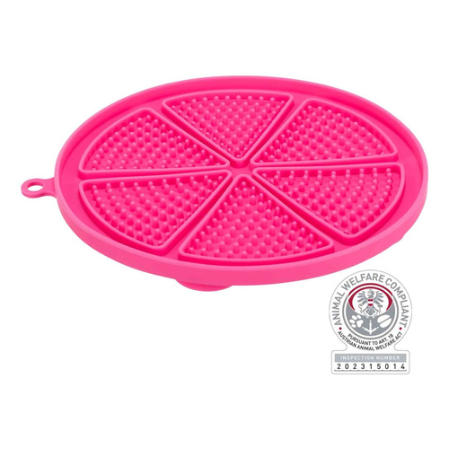 Trixie Taca na przysmaki karmę silikon 17cm róż