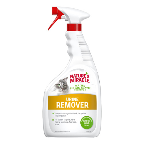 NATURES MIRACLE Płyn do usuwania plam i zapachu moczu kot URINE 946ml