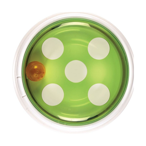 CatIt Senses 2.0 Ball Dome, zabawka z piłką, dla kota, na baterie, 24x24x9 cm