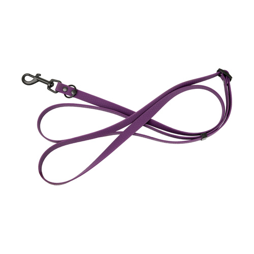Barry King Smycz dla psa 3w1 z wytrzymałej gumy, fioletowa, 16mm/1,00-1,80 m