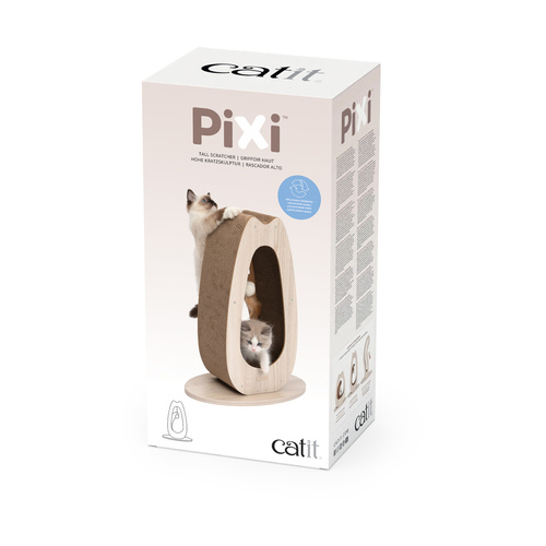 CatIt Pixi Scratcher Tall, drapak, dla kota, kartonowy, 45 × 23,5 × 56 cm, wysoki