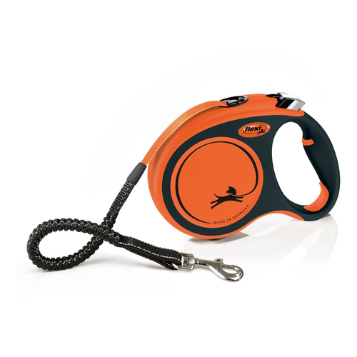 FLEXI Smycz automatyczna dla psa XTREME XS taśma 3 m kol. pomarańczowy