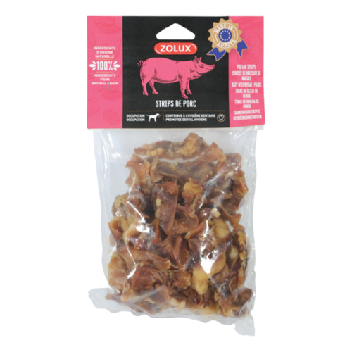Zolux Przysmak naturalny dla psa Stripsy wieprzowe 500 g