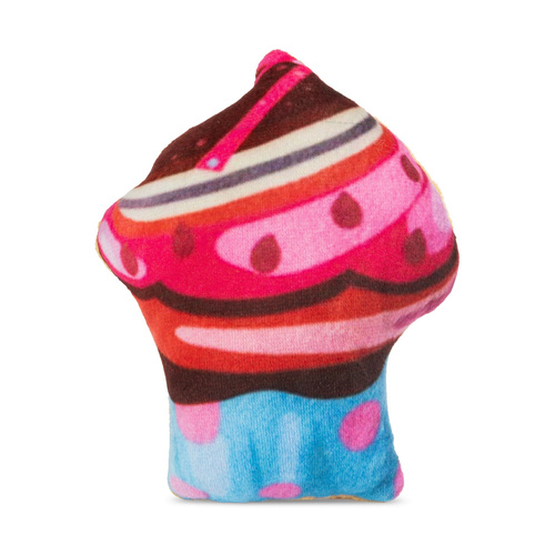 Barry King Zabawka, dla psa, babeczka czekoladowa, pluszowa, 13 cm