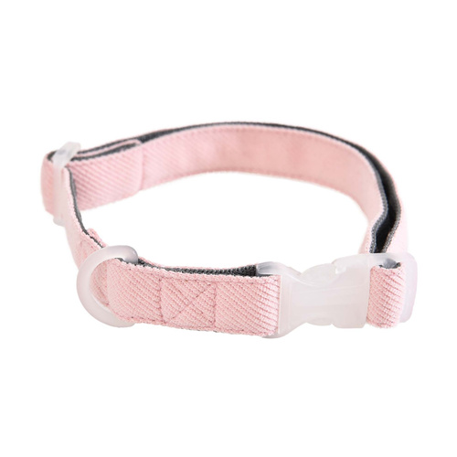 Barry King Obroża dla psa, 1,5x25-40cm, szary/różowy