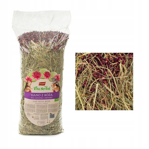 Vita Herbal Siano z PŁATKAMI RÓŻY dla gryzoni 800g