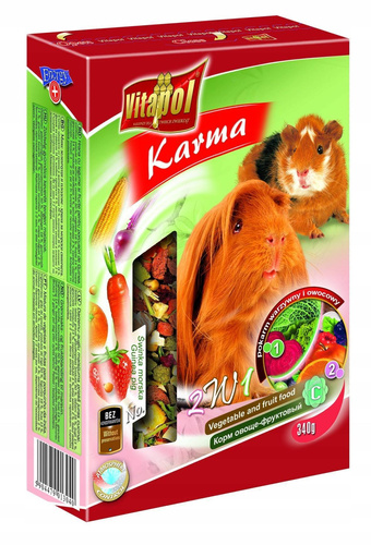 Vitapol Karma warzywno-owocowa dla świnki 340g