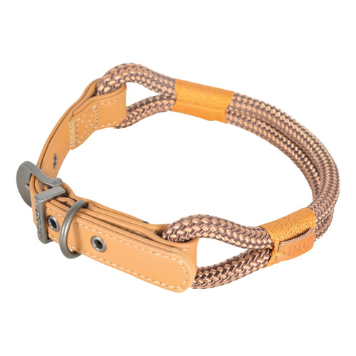 ZOLUX Obroża dla psa sznurowa IMAO HYDE PARK 11 mm/60 cm kol. brązowy